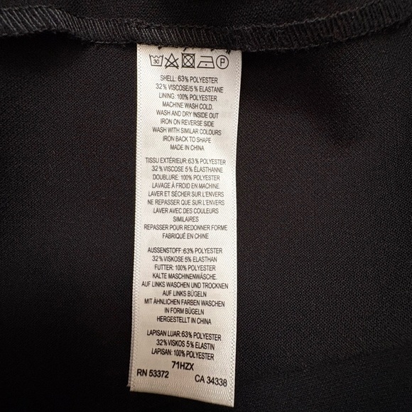 French Connection Black Ruffle Dress - Picture 8 of 8